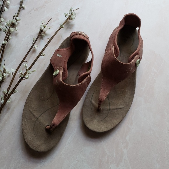 Ahnu Shoes Ahnu Pink Slip On Sandals Active Comfort Sz